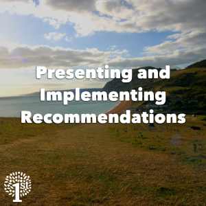 Presenting and implementing recommendations Dorset Beach