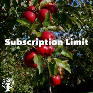 Subscription Limit